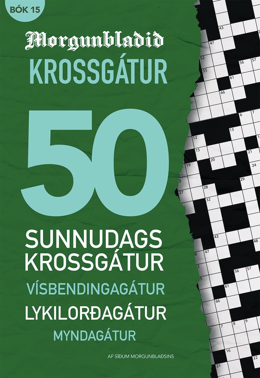 Krossgátur Morgunblaðið bók 15