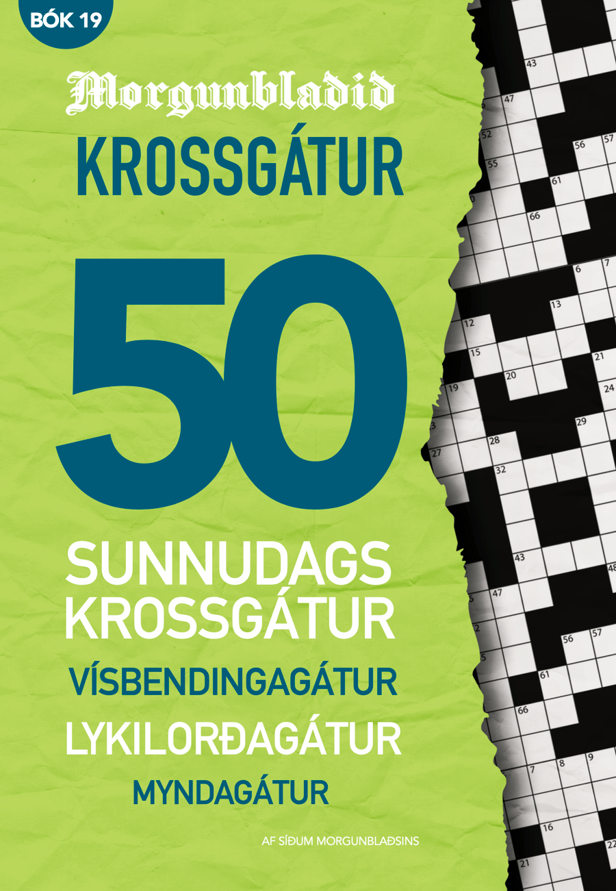 Krossgátur Morgunblaðið bók 19