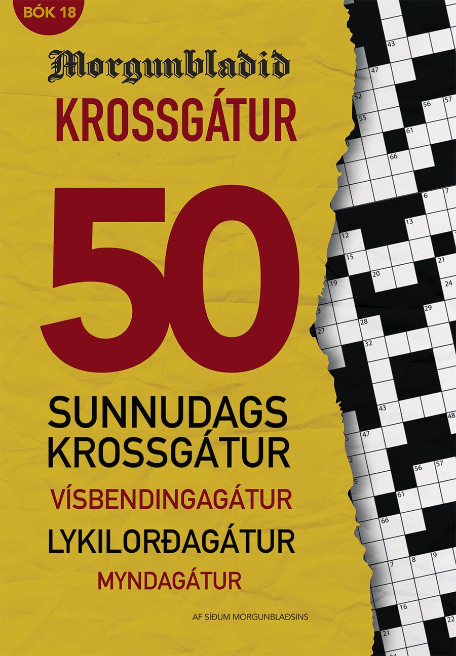 Krossgátur Morgunblaðsins bók 18