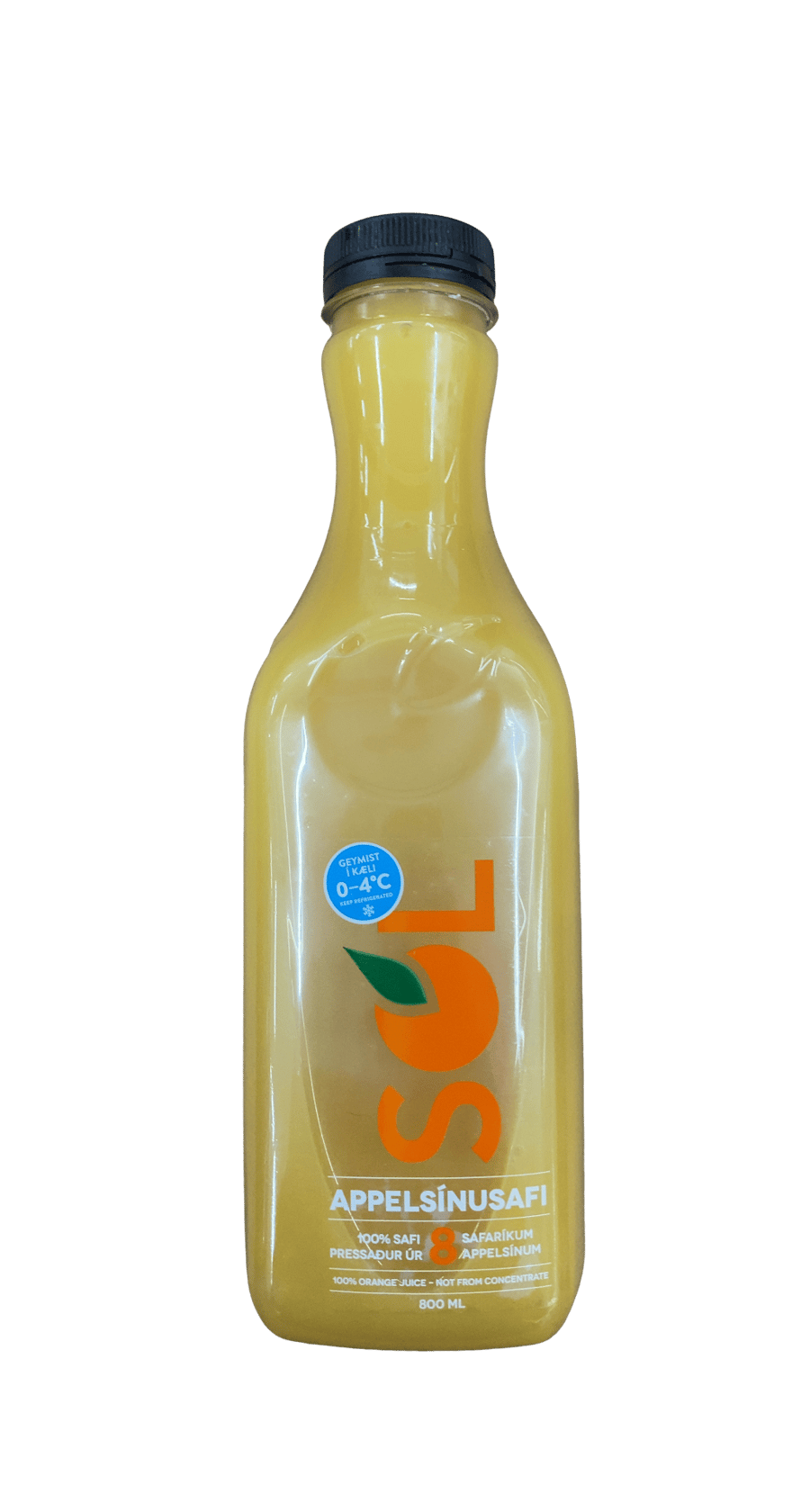 Sól Appelsínusafi 100% 800 ml
