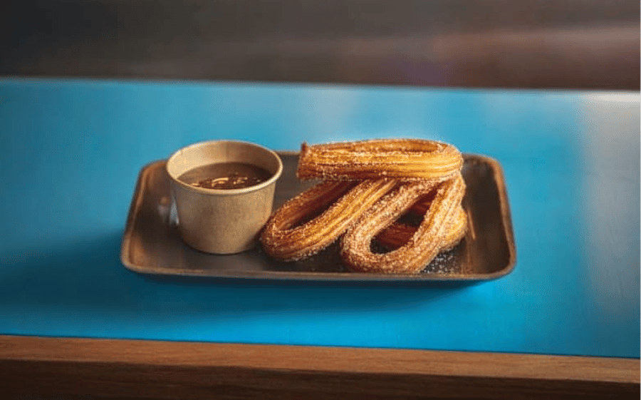 Churros með dulce de leche 6 stk