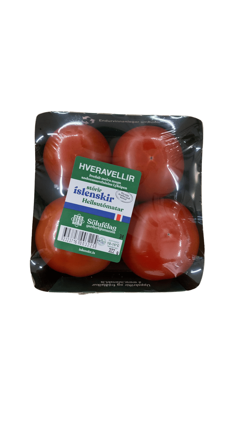 Hveravellir Stórir Íslenskir Heilsutómatar 322 g