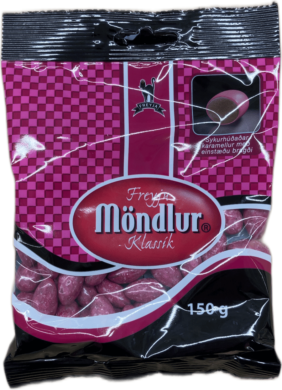 Freyja Möndlur Klassik Sykurhúðaðar Lakkrískaramellur 150 g