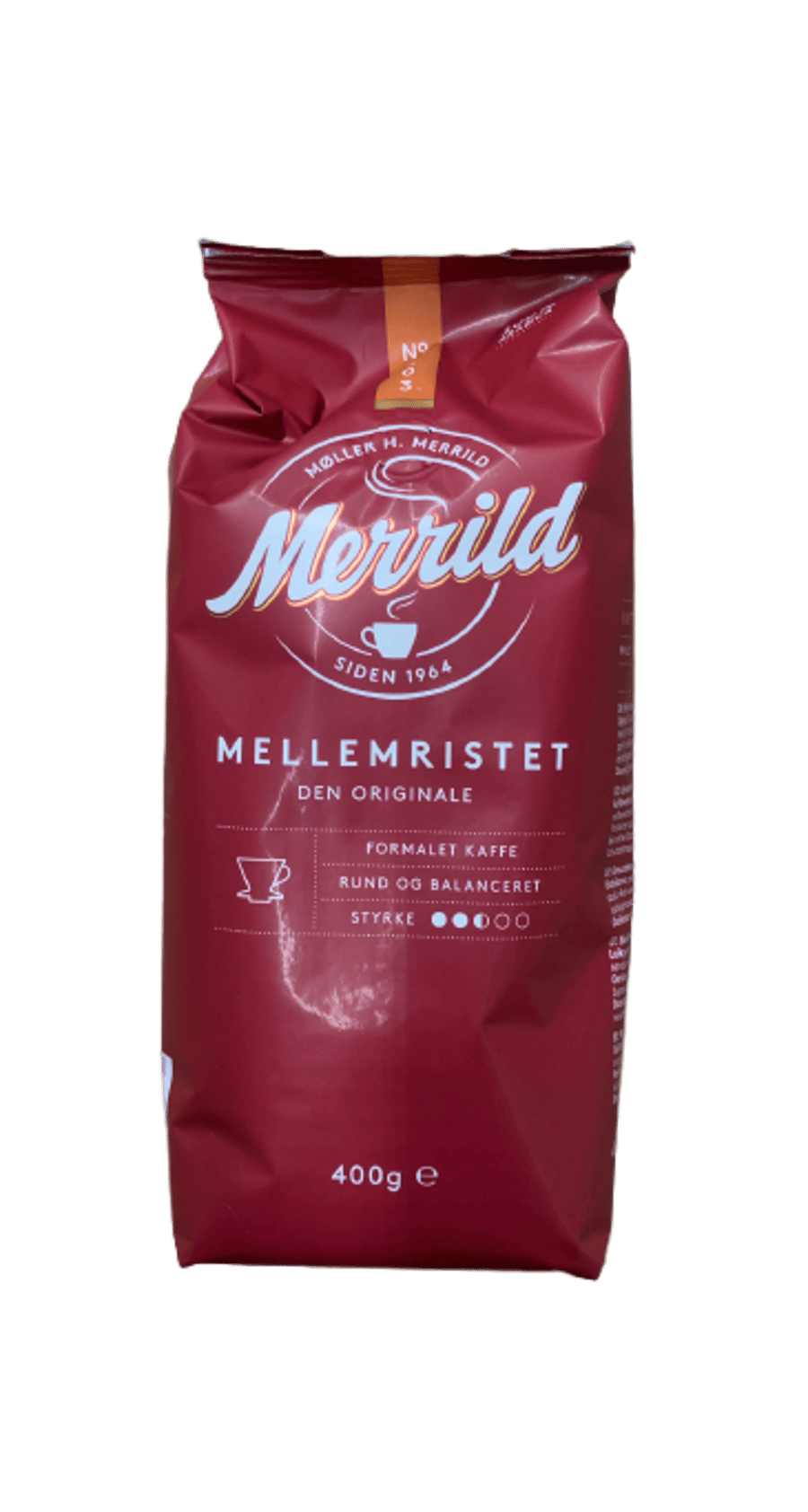 Merrild Upprunalega meðalristað malað kaffi 400 g