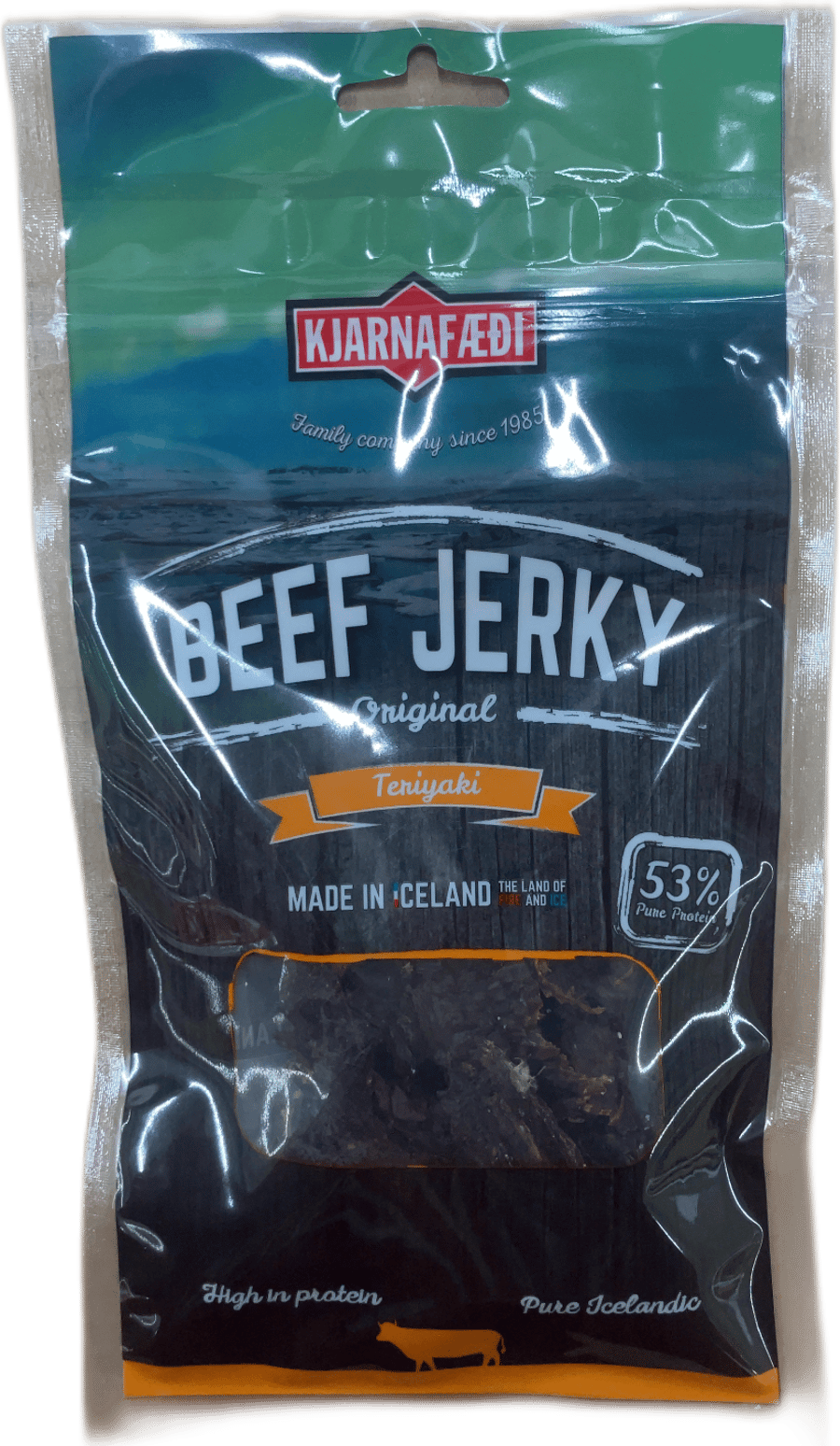 Kjarnafæði þurrkað nautakjöt Original Teriyaki 50 g