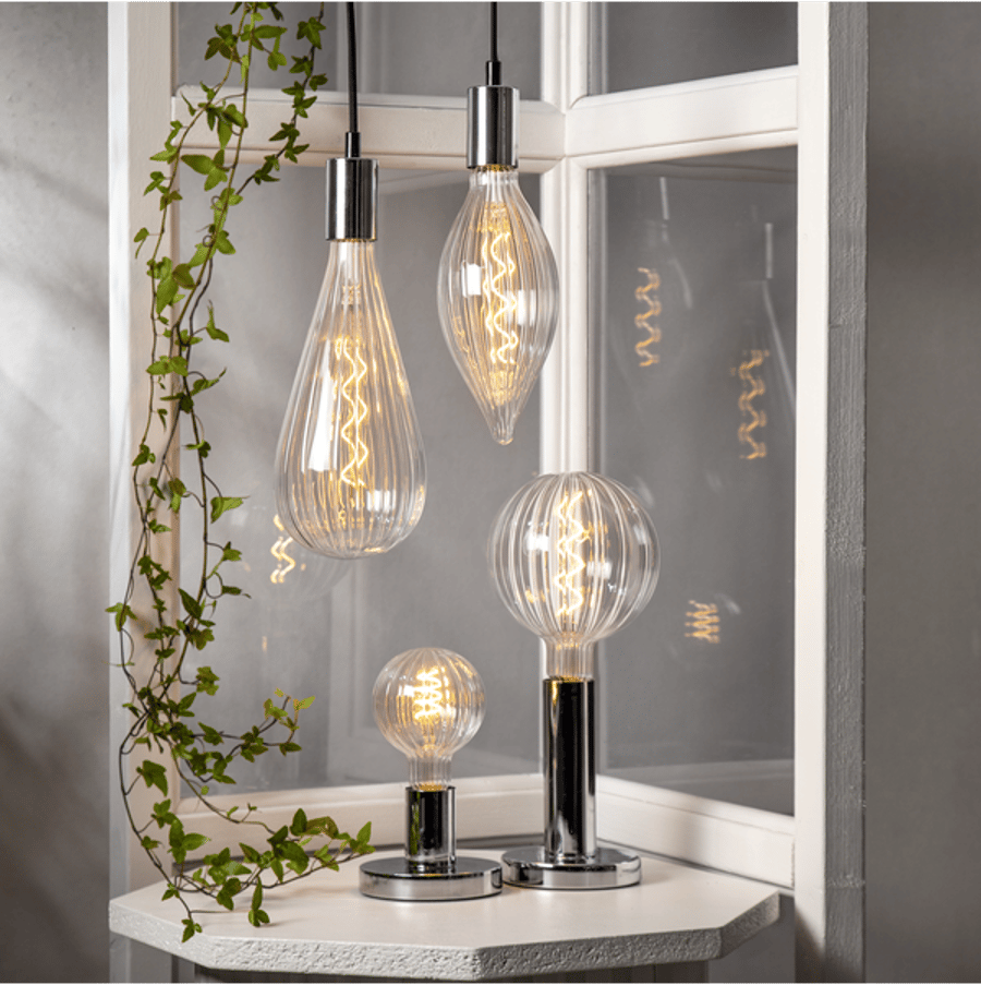 LED LAMP E27 DECOLED kúla 9,5cm