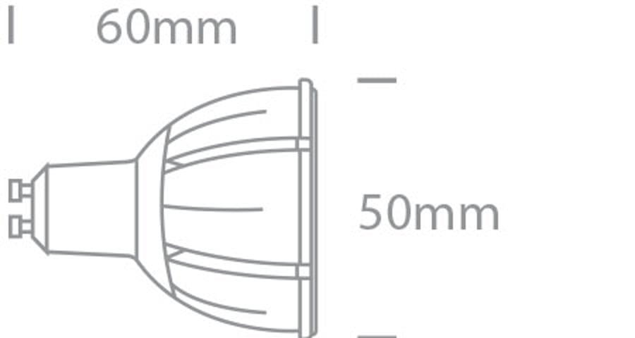 LED pera 7W GU10