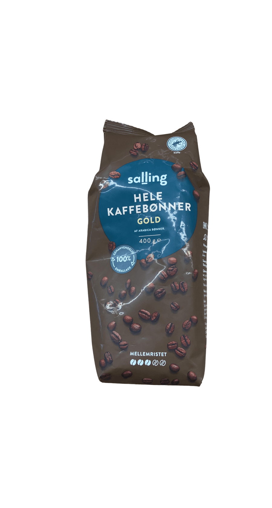 Salling Gold heilar kaffibaunir, miðlungsristaðar 400 g