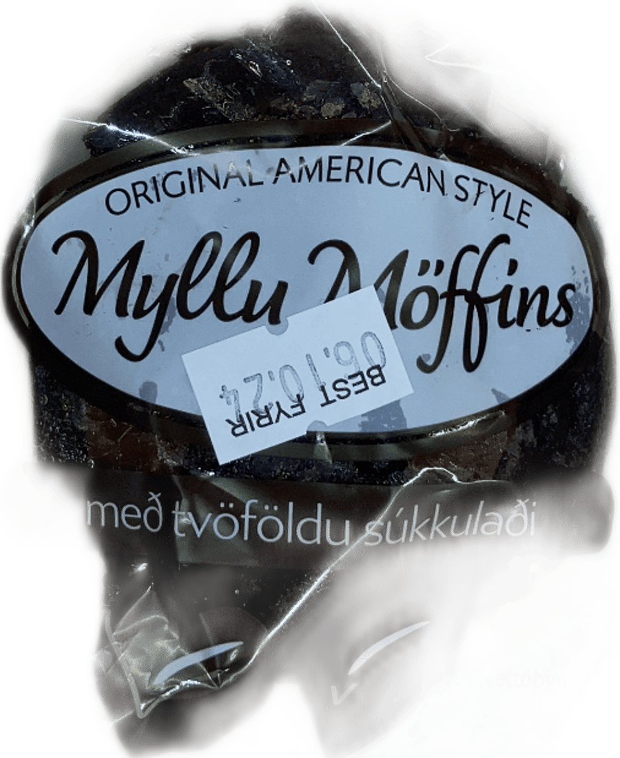 Myllu Möffins Original American Style með tvöföldu súkkulaði 90 g