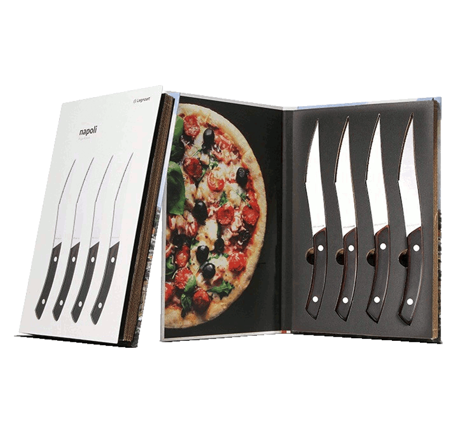 Legnoart Napoli steikar- og pizzahnífar