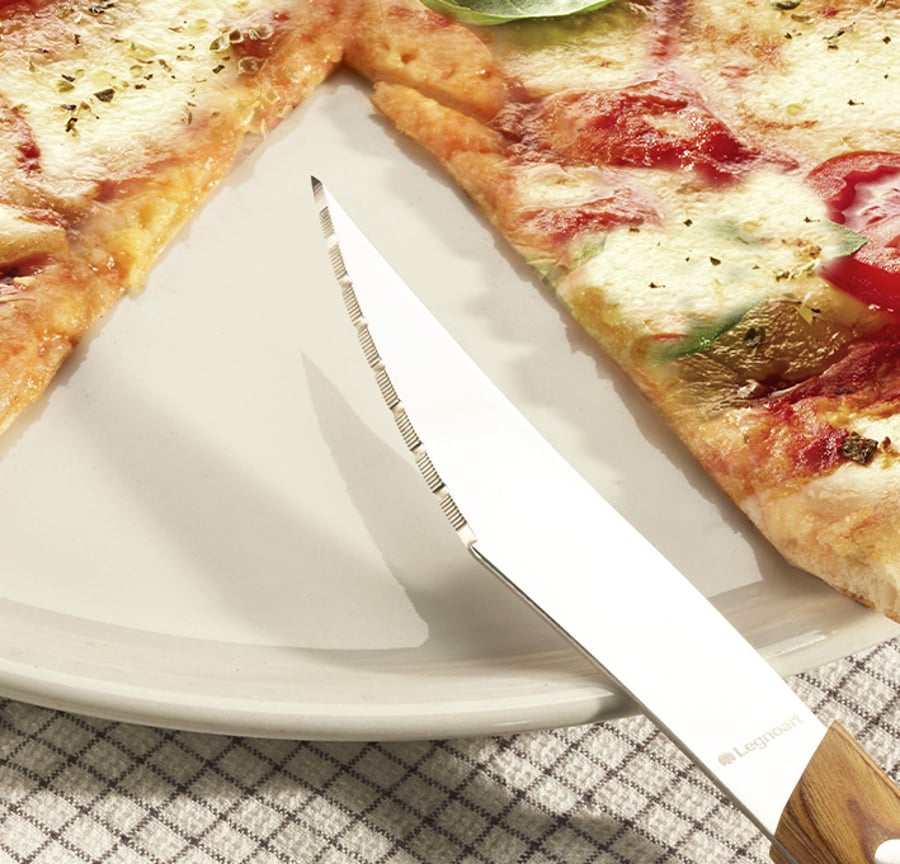 Legnoart Napoli steikar- og pizzahnífar