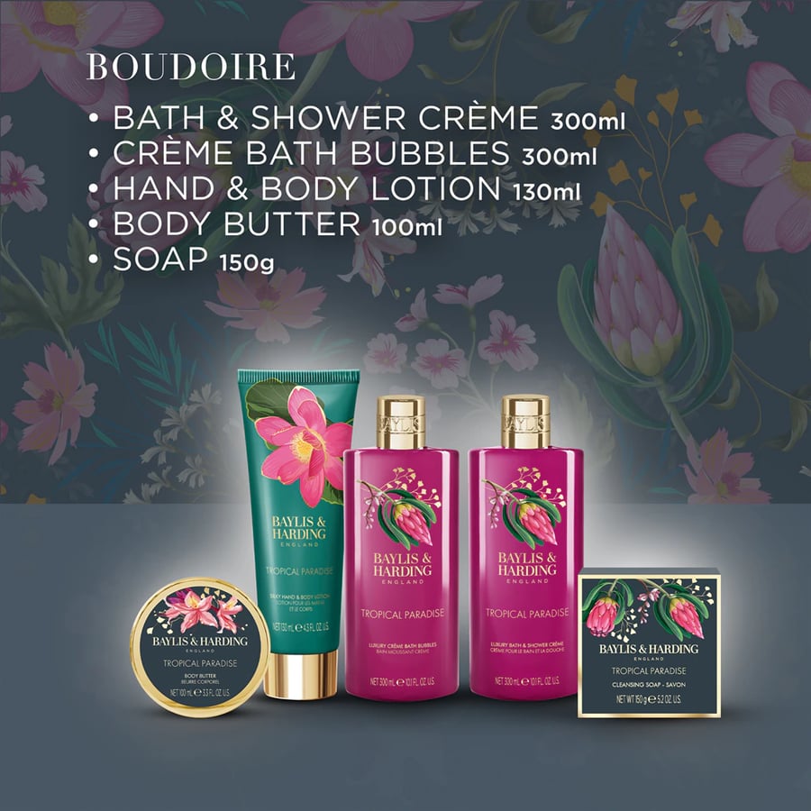 Baylis & Harding Boudoire baðvöru gjafasett