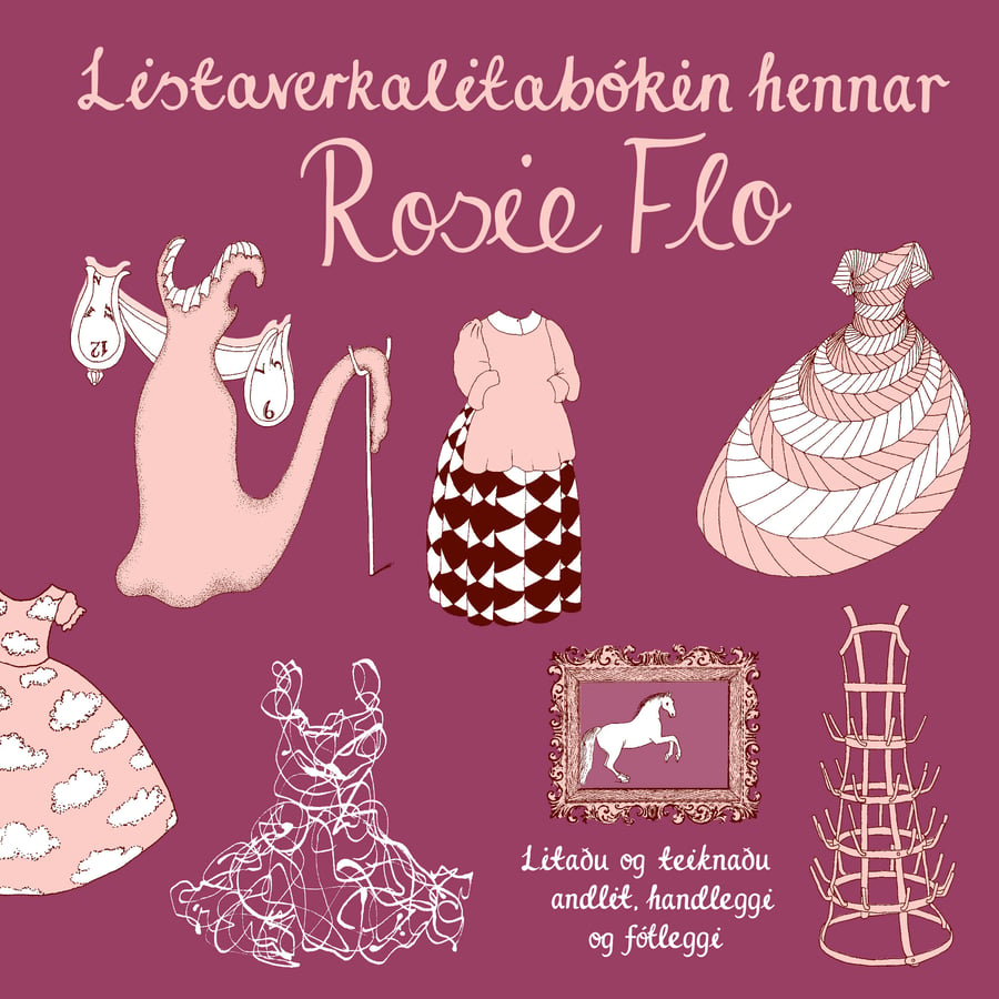 Listaverkalitabókin hennar Rosie Flo