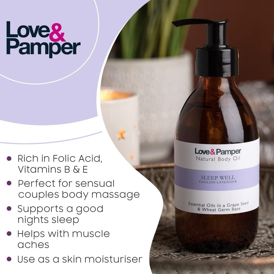 Love & Pamper nudd og líkamsolía 250 ml