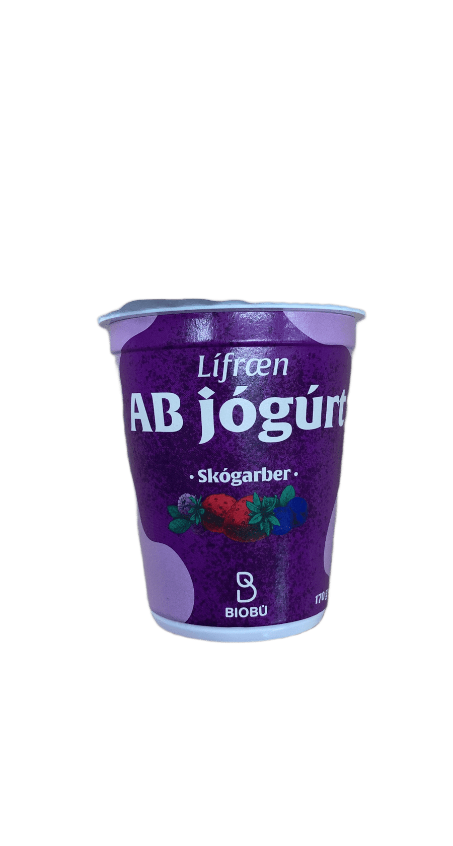 BioBú Lífræn AB Jógúrt Skógarber 170 g