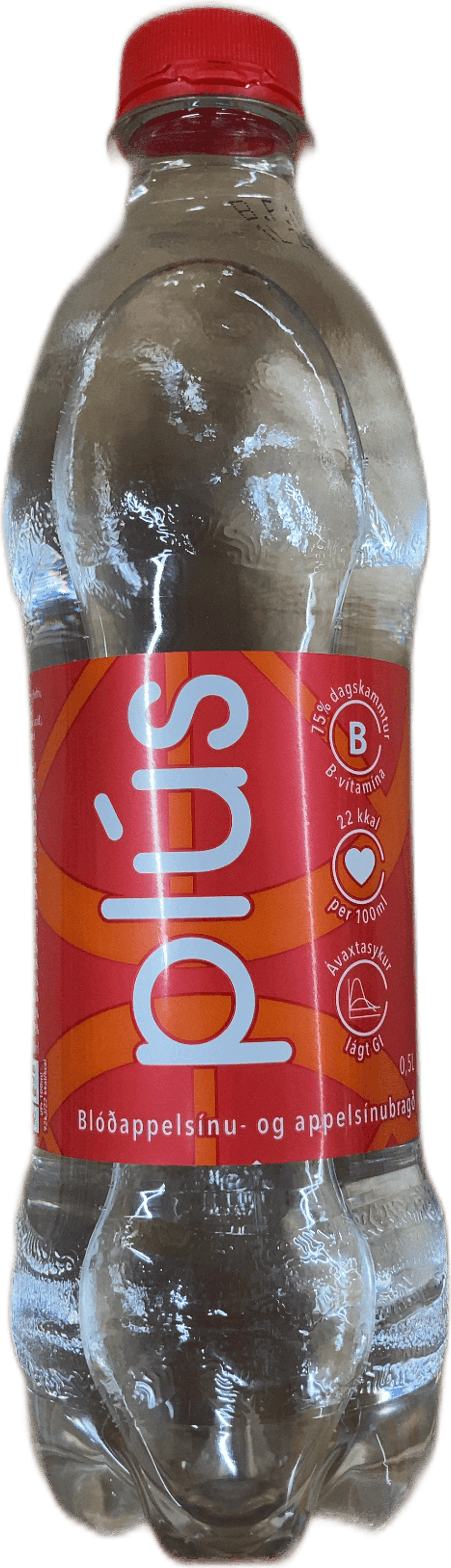 Plús Dagsskammtur B-vítamína Blóðappelsínu- og Appelsínubragð 500 ml