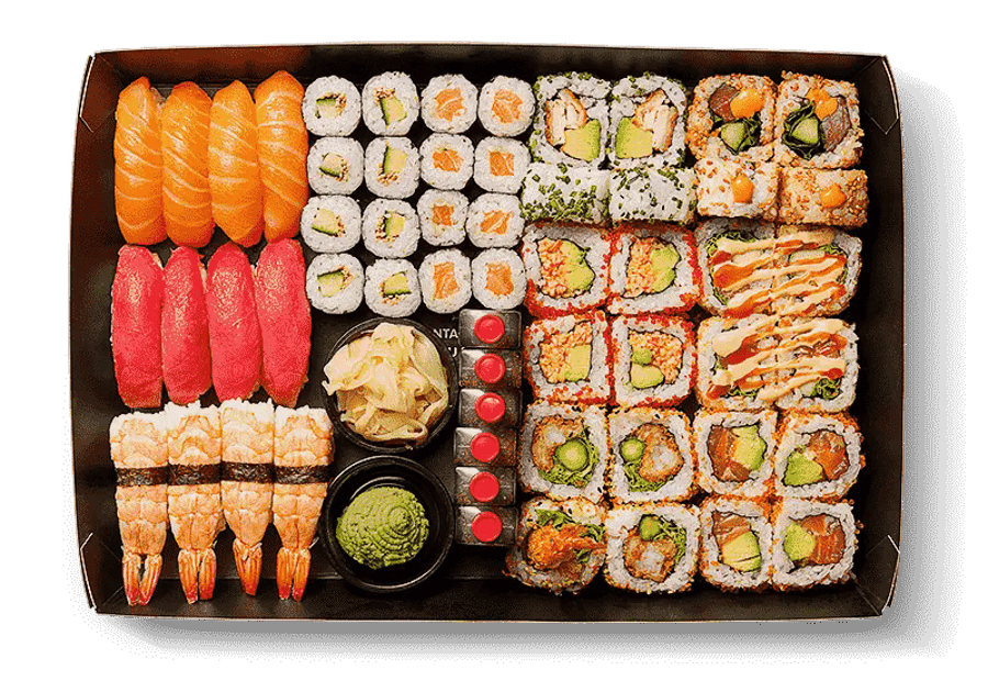Maki og nigiri - 52 bitar