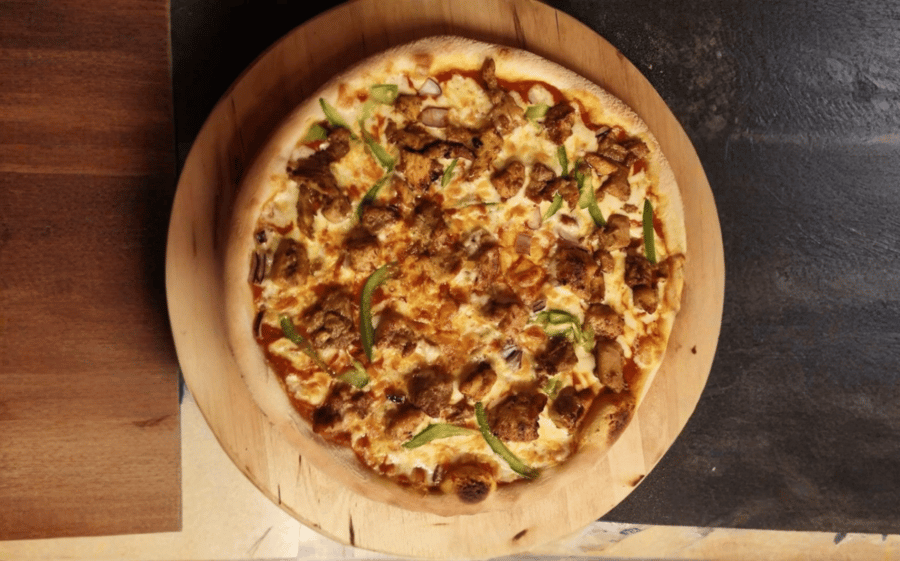 22: Kjúklingapizza