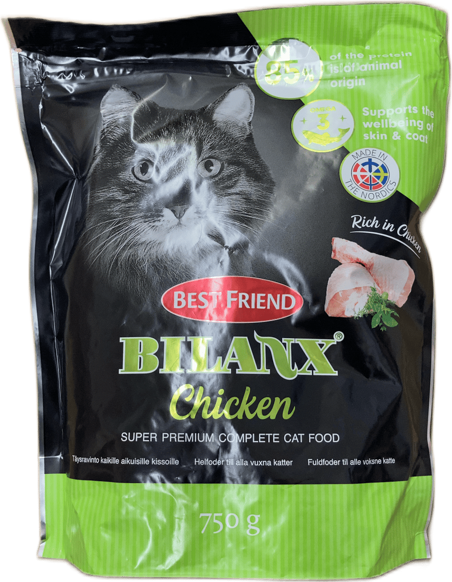 Bilanx kjúklinga ofurúrvals heilfóður fyrir ketti 750 g