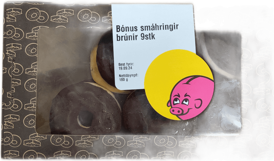 Bónus Smáhringir Brúnir 9 stk 180 g