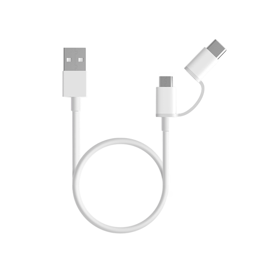 Mi 2-in-1 Cable Micro USB to Type C 100cm