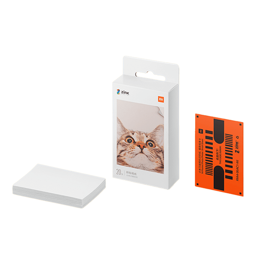 Mi Portable Photo Printer Paper - 20 blöð m. límbaki