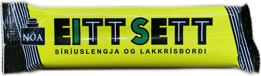 Nói Síríus Eitt Sett Rjómasúkkulaði og Lakkrís 38 g