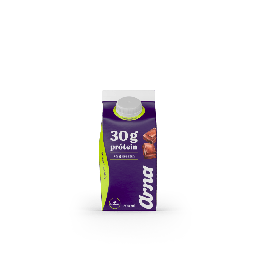 Arna próteindrykkur m/súkkulaði +kreatín 300 ml