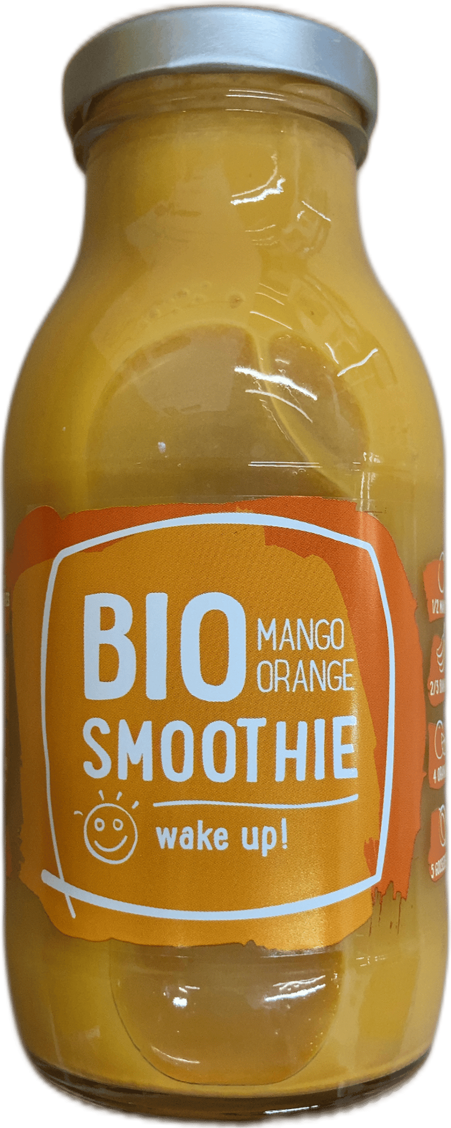 Rudolfs lífrænn mangó- og appelsínusmoothie 260 ml