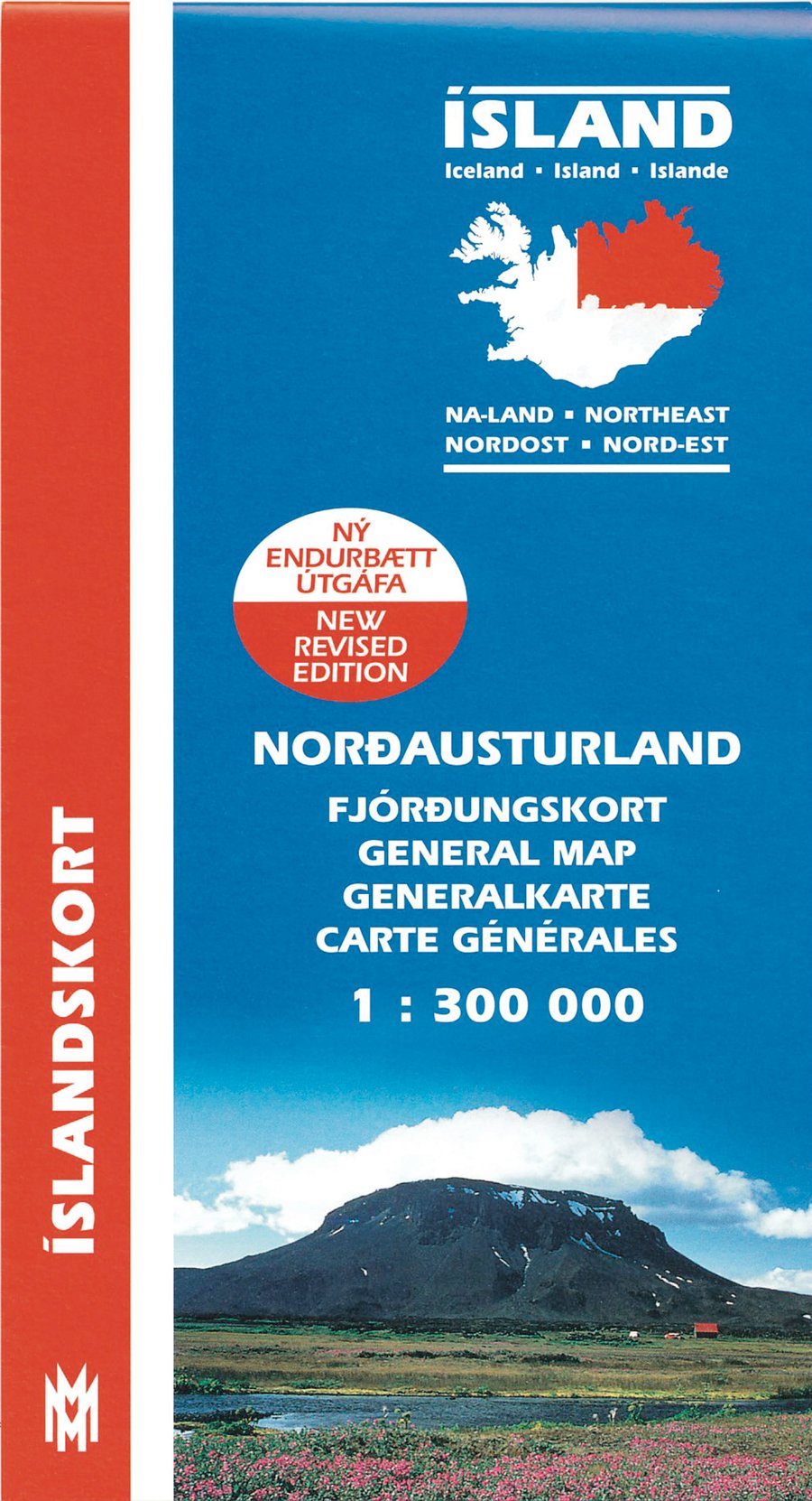 Norð-Austurland 1:300 000: Fjórðungskort
