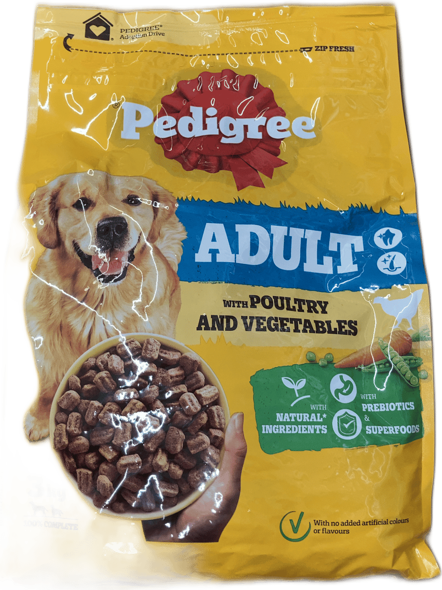 Pedigree Adult með alifuglakjöti og grænmeti 3 kg