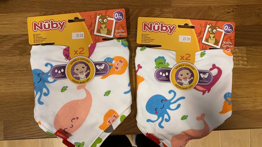 Nuby slefsmekkir 2 stk