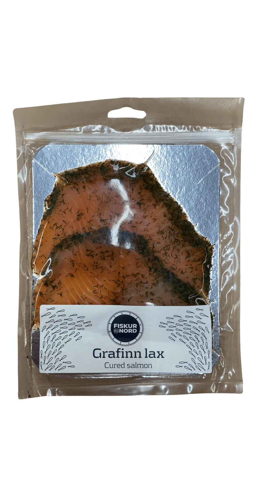 Fiskur du Nord Grafinn lax í sneiðum 134 g