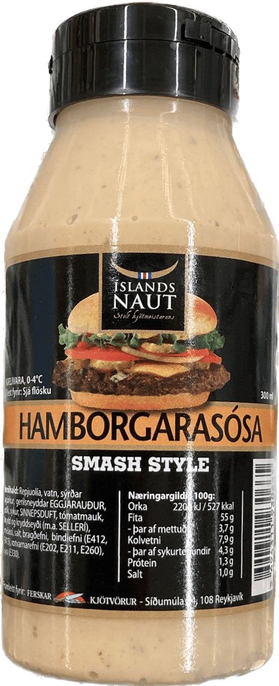 Íslands naut hamborgarsósa 300 ml