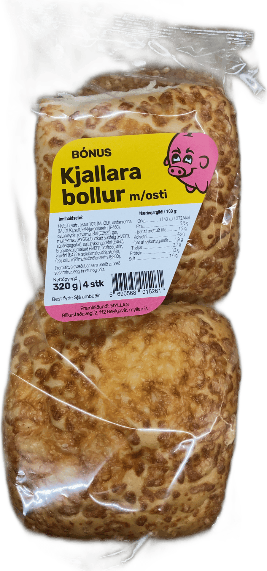 Bónus Kjallarabollur m/osti 320 g