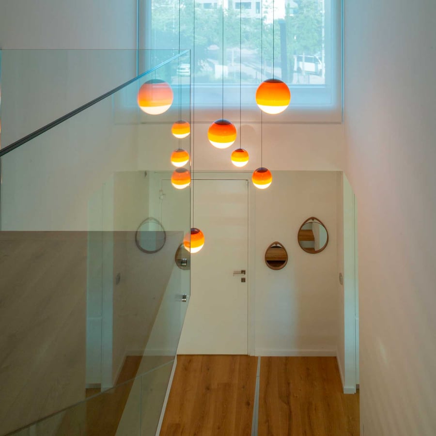Dipping light 13cm Amber