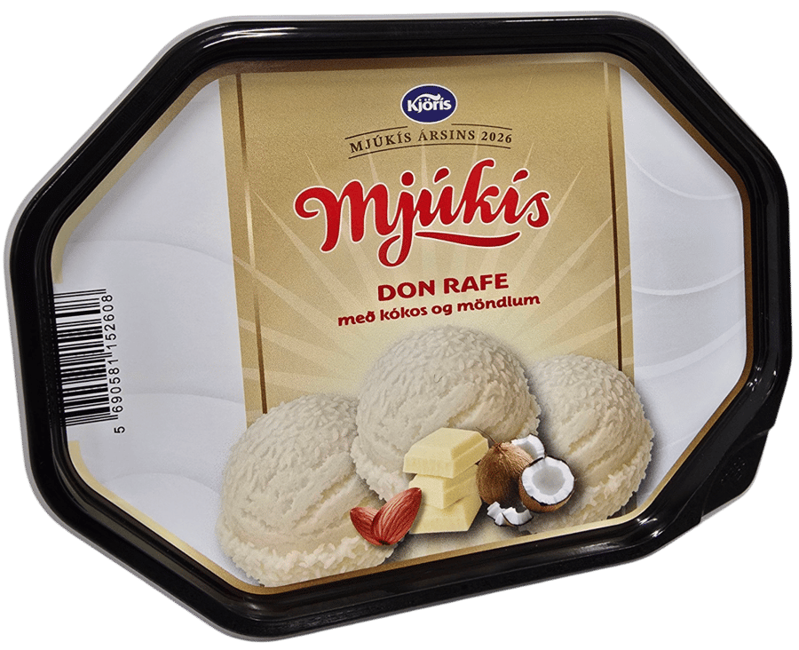 Kjörís Mjúkís Don Rafe með kókos og möndlum 1 l