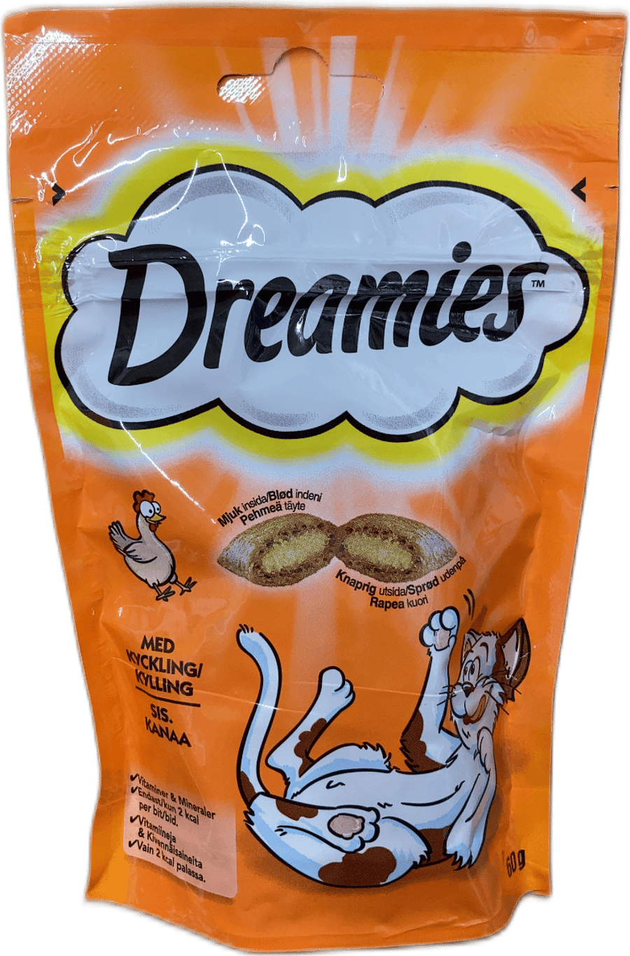 Dreamies Kattasnakk Með Kjúklingi 60 g