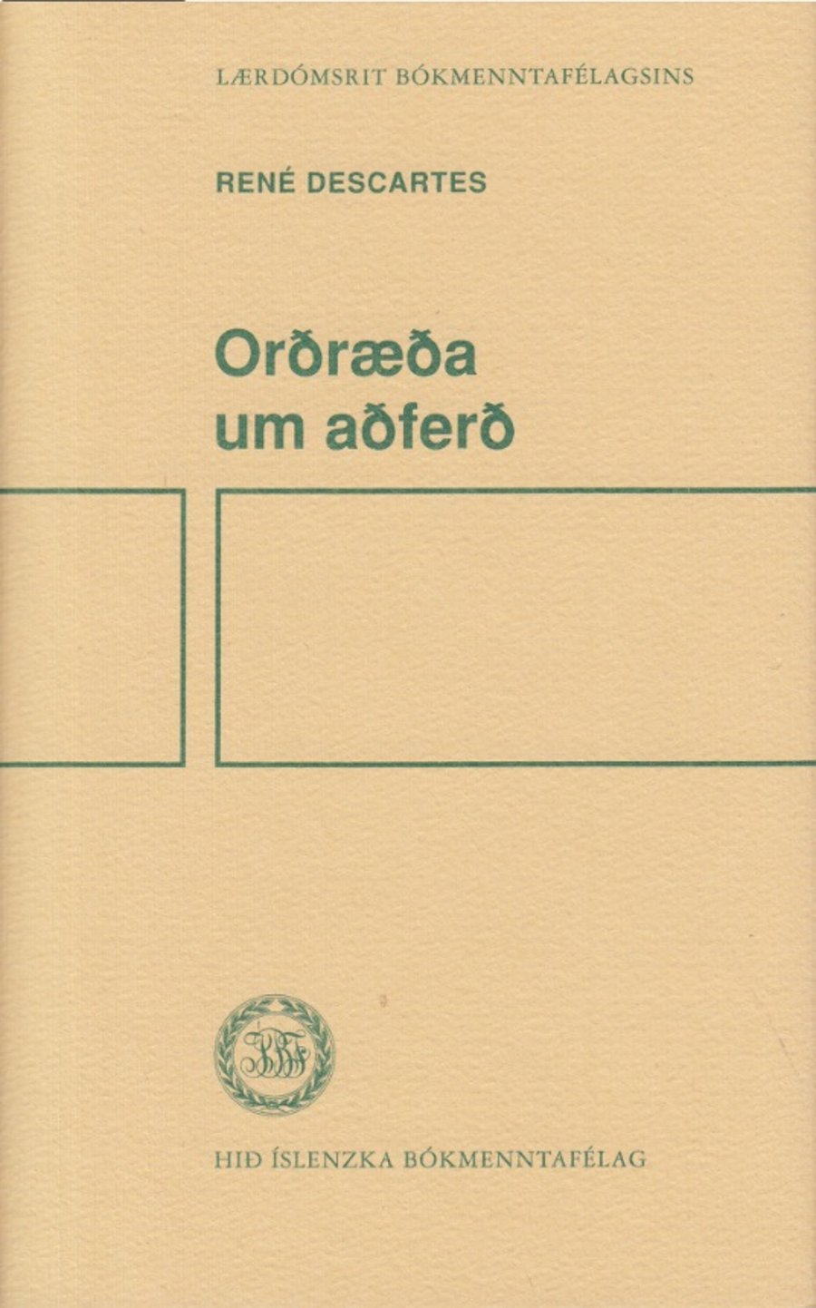 Orðræða um aðferð