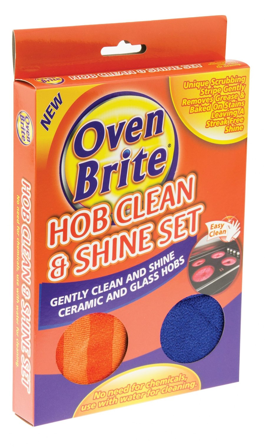 Oven Brite Örtrefjaklútar fyrir keramik og gler hellur