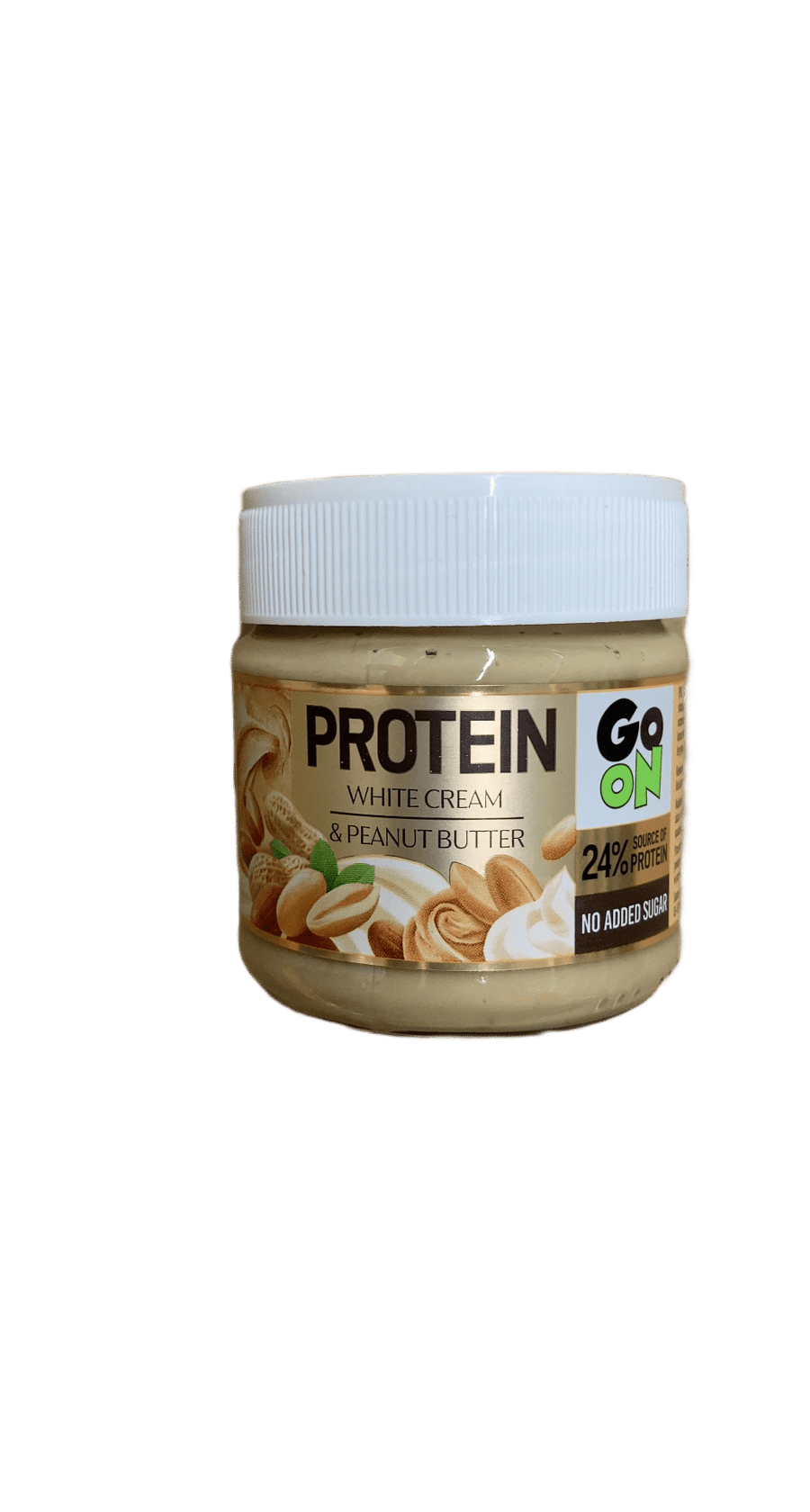 Prótein Go hvítt krem og hnetusmjör 180 g