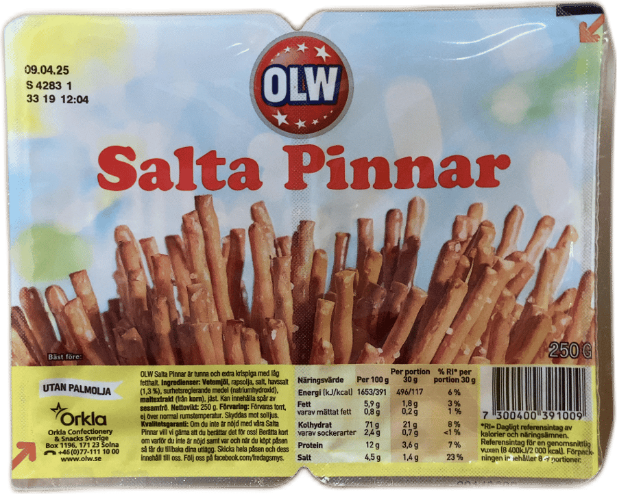 OLW Salta Pinnar 250 g