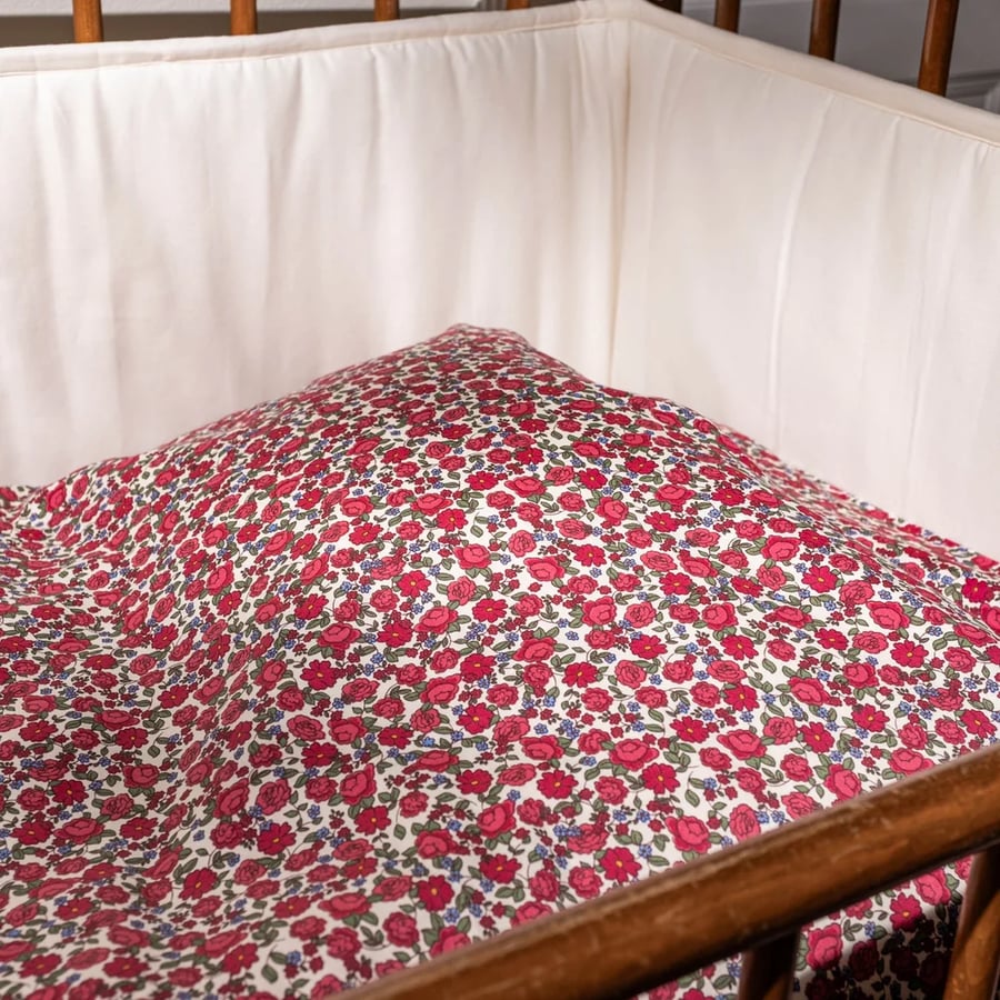 London bed bumper – Antique white