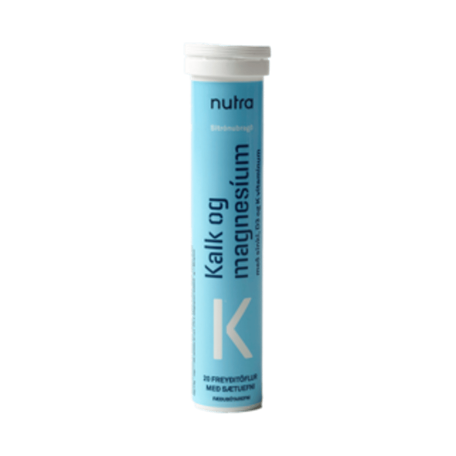 Nutra kalk, magnesíum & sínk freyðit 20 stk. 90 g