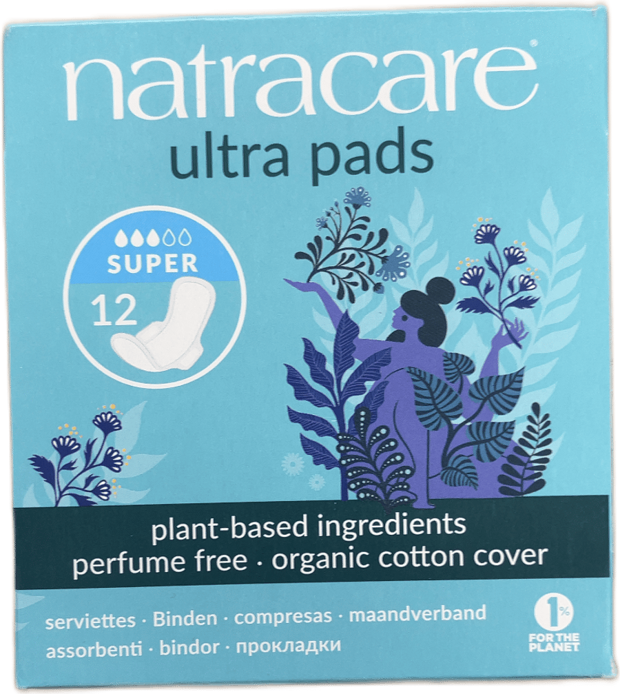 Natracare Ultra dömubindi Super 12 stk