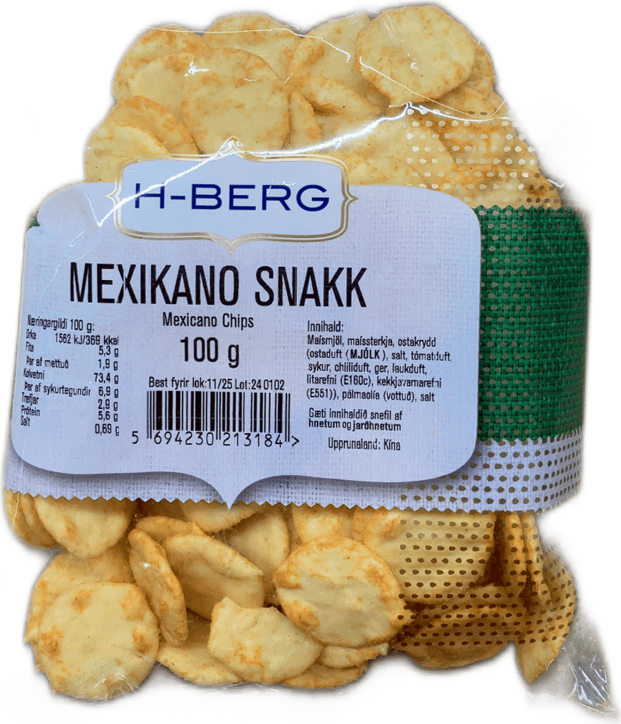 H-Berg Mexikano Snakk 100 g