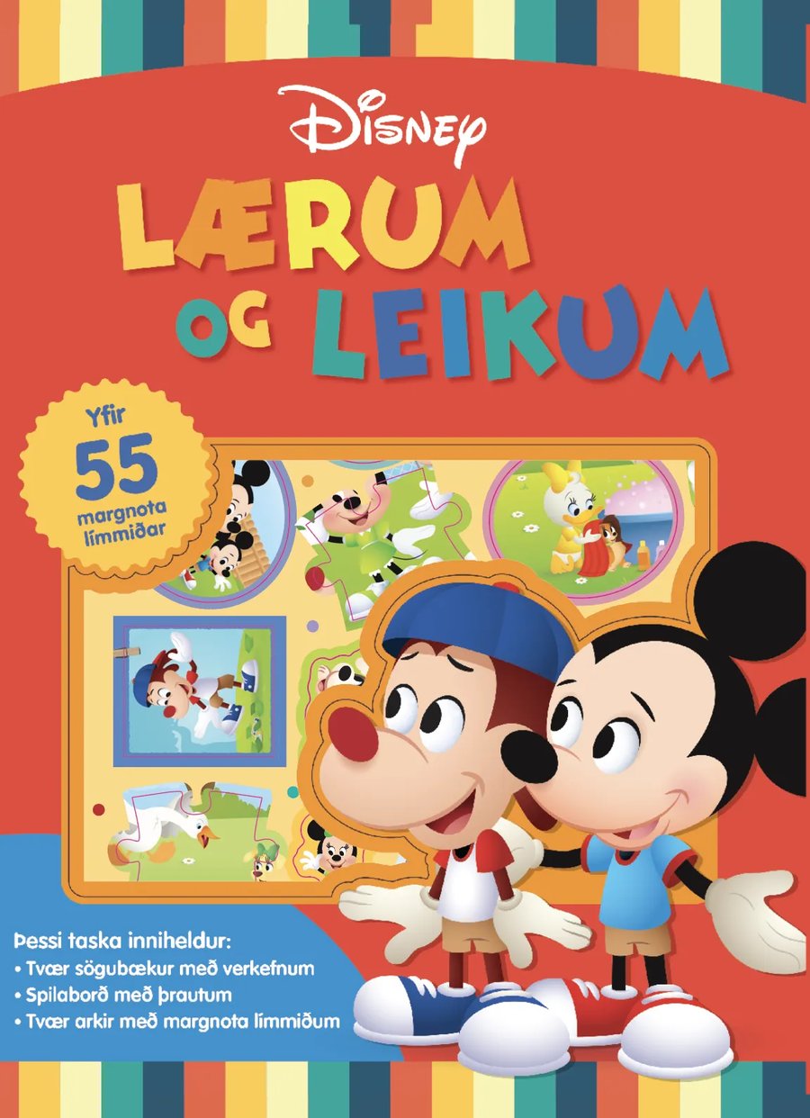Lærum og leikum með Mikka og félögum