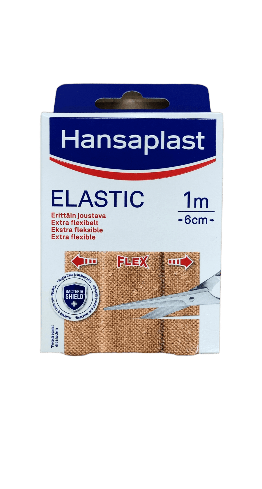Hansaplast teygjanlegur plástur 1 m x 6 cm