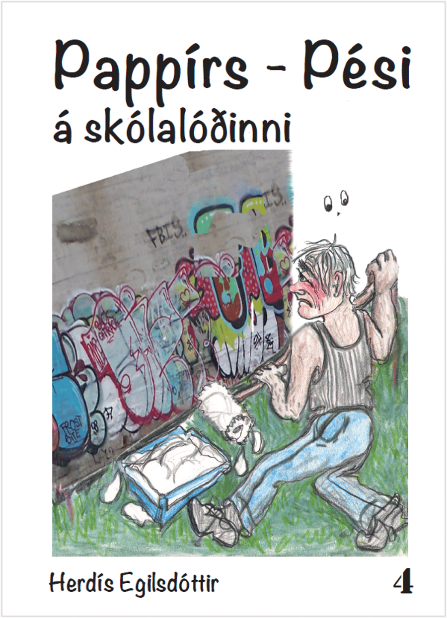 Pappírs-Pési á skólalóðinni - bók 4