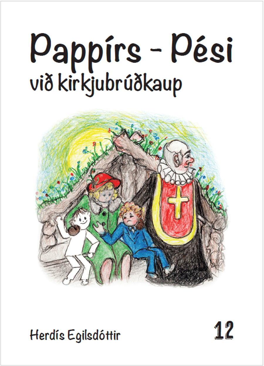 Pappírs-Pési við kirkjubrúðkaup - bók 12